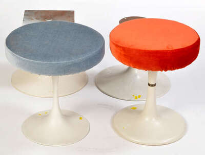 two-stools-with-upholstered-tops-and-two-bases
