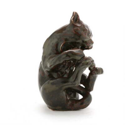 stoneware-figure-modelled-in-the-shape-of-a-cat