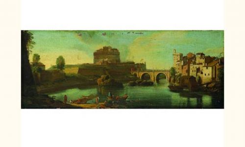 rome-vue-du-chateau-saint-ange-et-du-pont-saint-ange