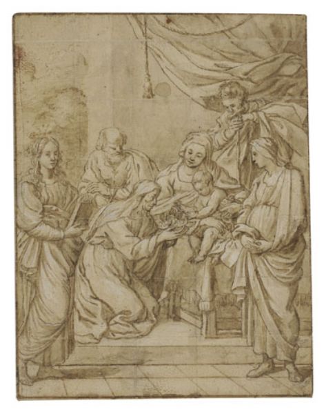 the-holy-family-and-saints