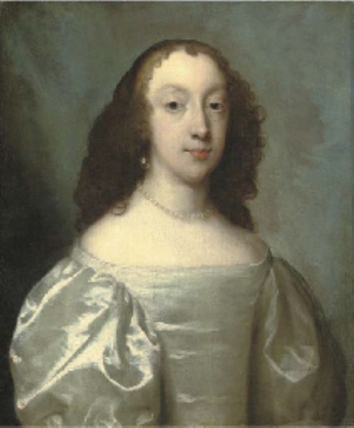 portrait-of-a-lady-bust-length-in-an-oyster-satin-dress-with-pearl-necklace-and-earrings