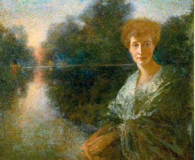 femme-dans-un-paysage-lacustre