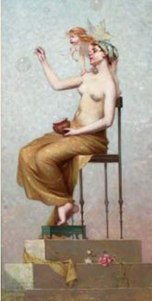 jeune-femme-et-enfant-aux-bulles-de-savon