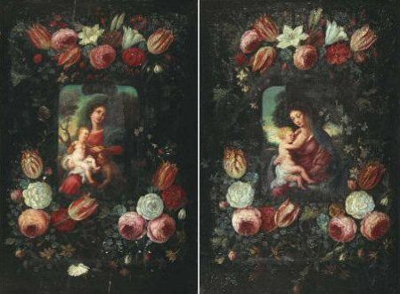 la-vierge-a-l-enfant-dans-une-guirlande-de-fleurs
