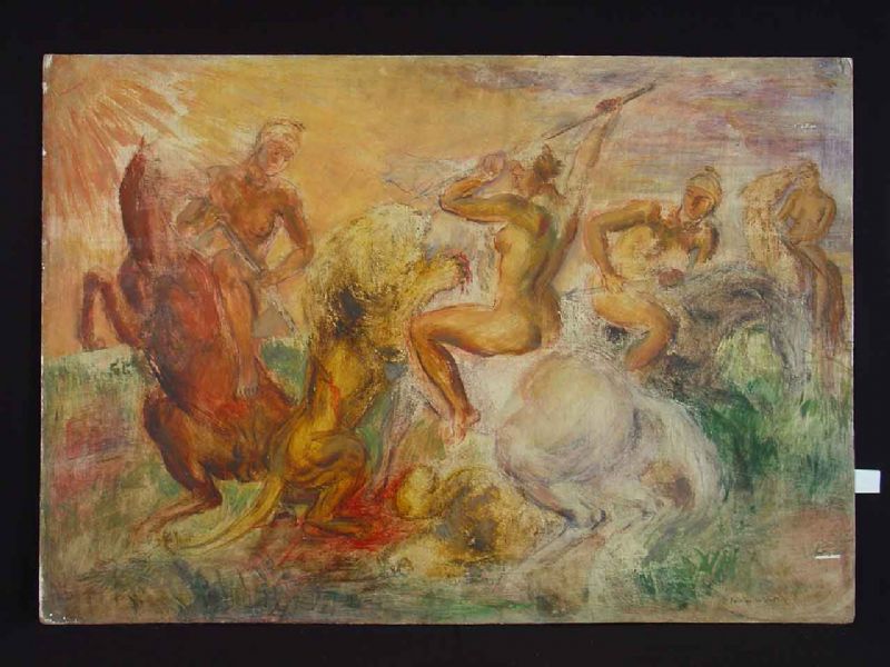 amazonen-erlegen-einen-lvwen