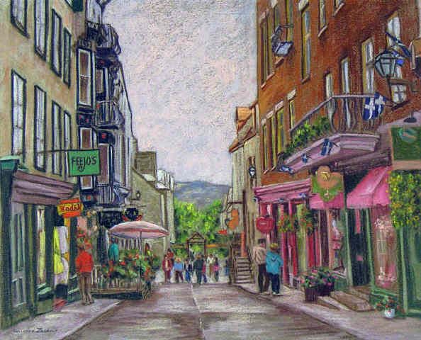 summertime-in-quebec-petit-champlain