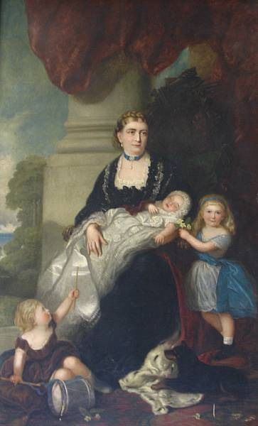 princess-mary-adelaide-duchess-of-teck-with-prince-adolphus-prince-francis-and-princess-victoria-mary-of-teck
