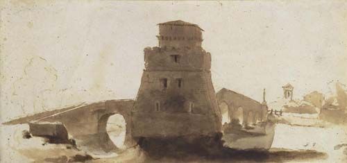 river-scenery-with-bridge-and-castle-built-in-water
