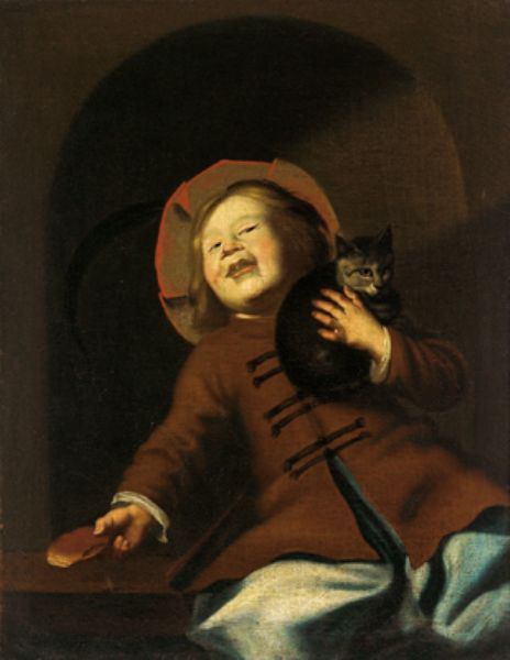 a-boy-and-a-cat