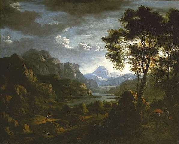 gebirgige-flu-landschaft-mit-reitern-im-hintergrund-am-flu-ufer-ansiedlungen