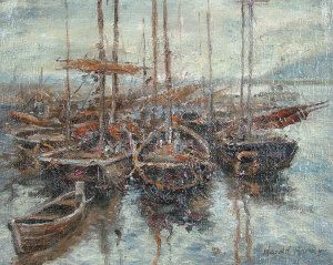 moored-fishing-vessels-in-a-harbour