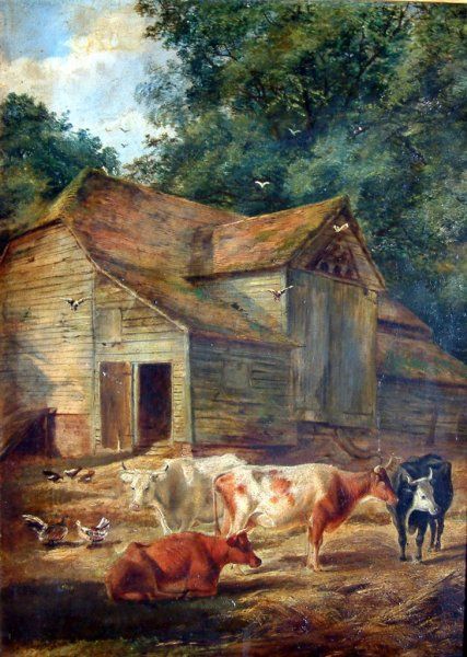 cattle-beside-a-barn