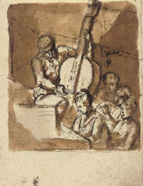 musicians-playing-the-double-bass-flute-and-keyboard-and-singing