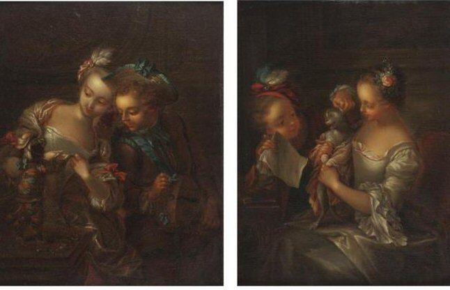 the-singing-lesson-and-the-dance-lesson-a-pair-of-paintings