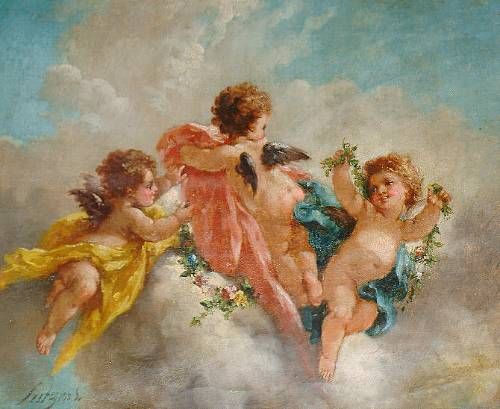 putti-with-garlands-of-flowers-and-putti-with-birds