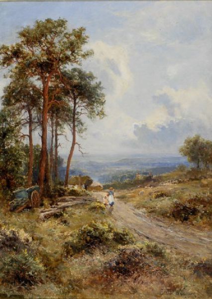 a-flock-of-sheep-on-a-hillside-path