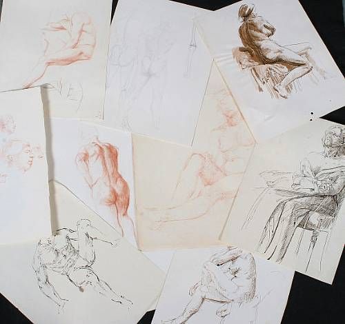 life-drawings-and-sketches-a-quantity-variously