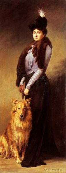 elegante-et-son-chien-colley-circa-1900