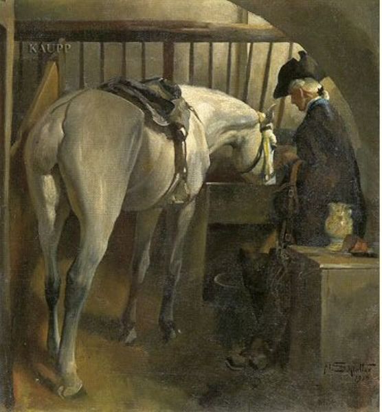 stallszene-mit-schimmel-aus-einem-trog-fressend