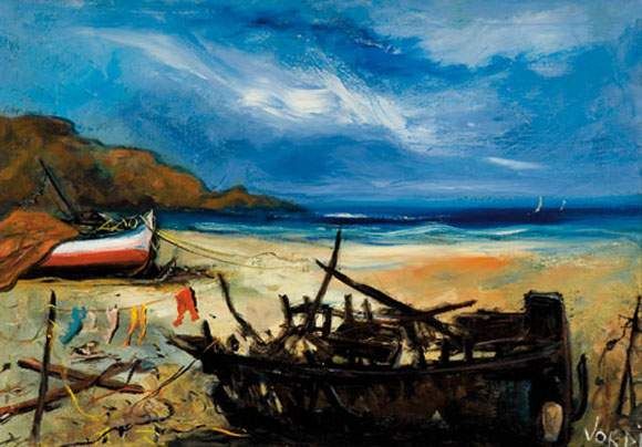 playa-con-barcas-varadas