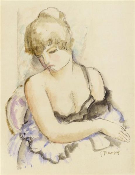 buste-de-jeune-femme