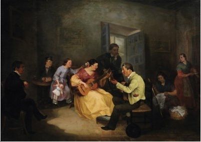 a-musical-round-indoor-scenery-with-guitar-players-and-childern-listening