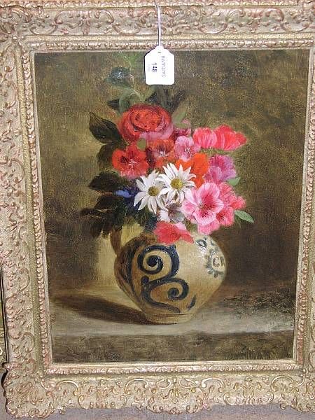 still-life-flowers-in-a-stoneware-jug