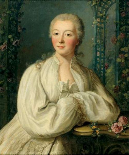 portrait-de-femme-en-deshabille-blanc