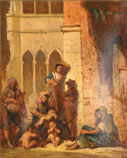 mendiants-dans-des-ruines