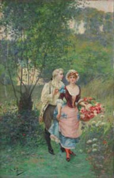 scene-galante-dans-un-parc