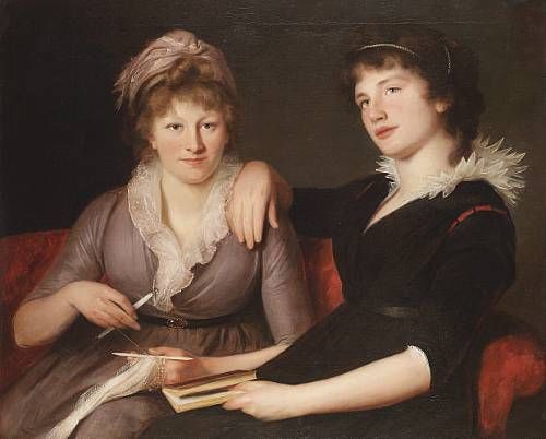 portrait-of-two-women-half-length-seated-one-in-a-brown-dress-crocheting-the-other-in-a-black-dress-holding-a-book
