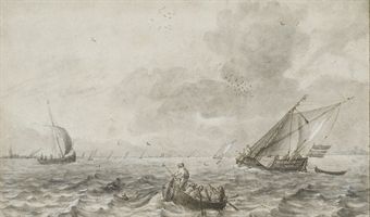 marine-avec-barque-et-voiliers