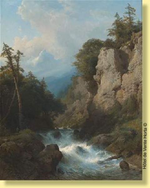 chasseur-au-bord-de-la-cascade