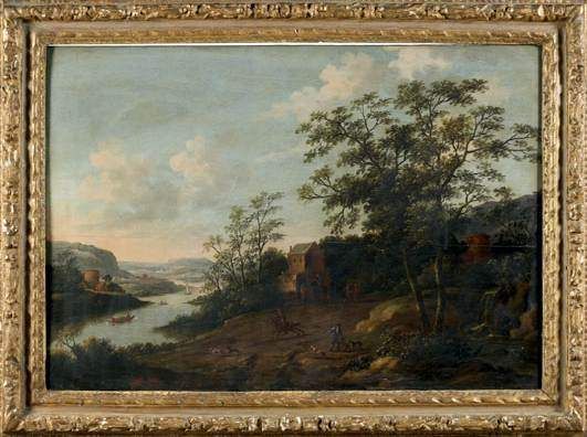 paysage-au-cavalier-pres-de-la-riviere