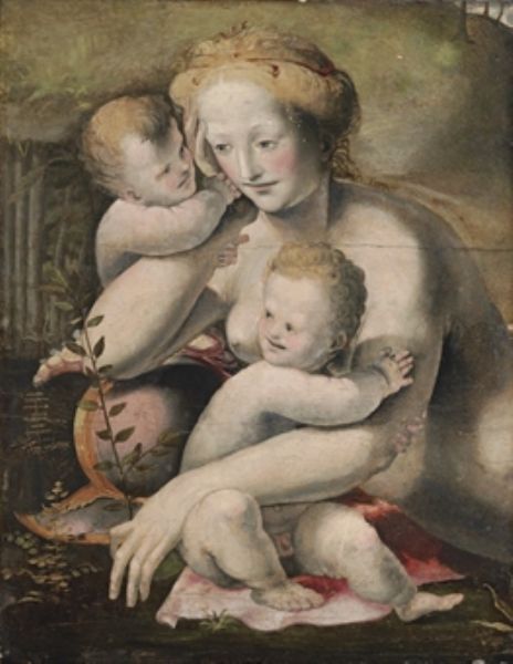 venus-with-two-putti-a-fragment