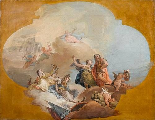 a-bozzetto-of-the-apotheosis-of-a-venetian-nobleman-accompanied-by-the-four-cardinal-virtues-within-a-painted-cartouche
