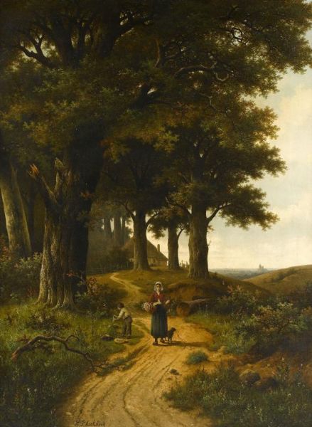 figures-on-a-winding-path-at-the-edge-of-a-wood
