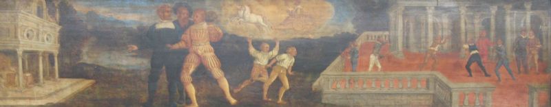 figures-in-combat-on-the-terrace-of-a-palazzo-with-a-horse-drawn-chariot-in-the-clouds-above