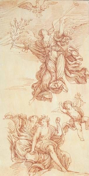 mythological-figures-seated-on-clouds