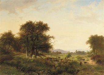 a-wooded-landscape-with-figures