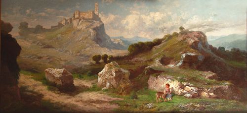 paesaggio-laziale-con-pastorella-e-capretta