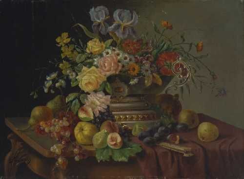 stillleben-mit-blumen-und-fruchten