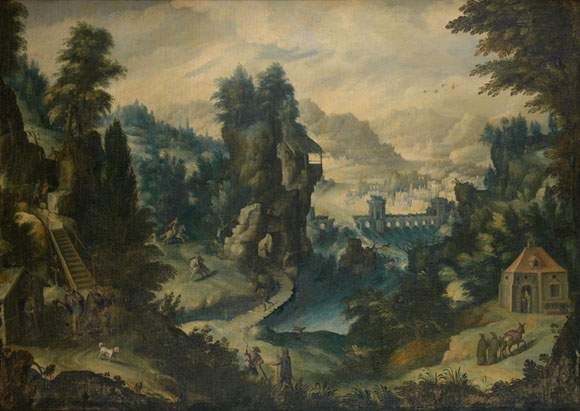 paysage-montagneux-anime-de-chasseurs