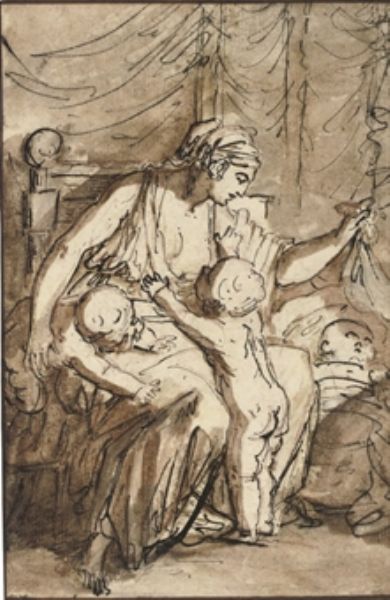 a-mother-with-three-children
