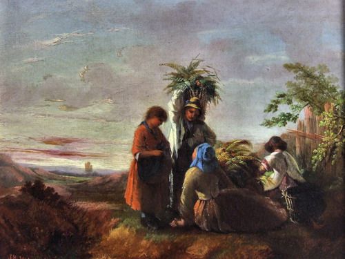 group-of-four-fern-gatherers-in-conversation
