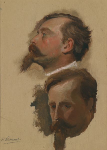 three-quarter-portrait-and-profile-study-of-a-man-with-a-goatee-beard