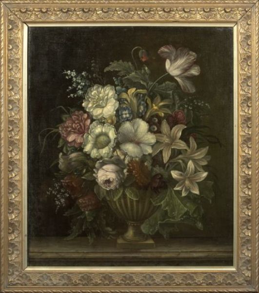 still-life-with-bouquet-of-flowers-in-a-vase