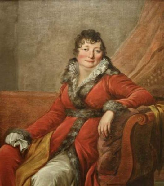 portrait-de-dame-assise-dans-une-meridienne