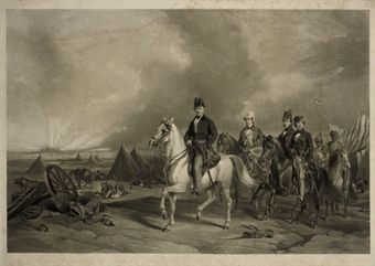 viscount-hardinge-and-staff-at-the-battle-of-ferozeshah