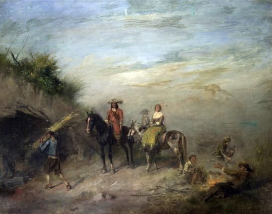 hunting-party-beside-an-encampment